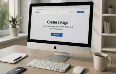 créer une page facebook